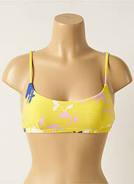 Sutien de costum de baie elasticitate top bentiță galben SEAFOLLY femeie