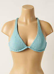 Sutien de costum de baie elasticitate sutien cupe întregi cu decolteu înalt albastru SEAFOLLY femeie