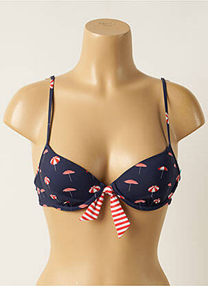 Sutien de costum de baie elasticitate top sutien modelat albastru SEAFOLLY femeie