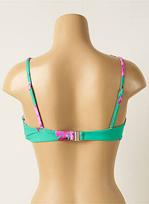 Sutien de costum de baie elasticitate sutien cupe întregi cu decolteu înalt verde SEAFOLLY femeie