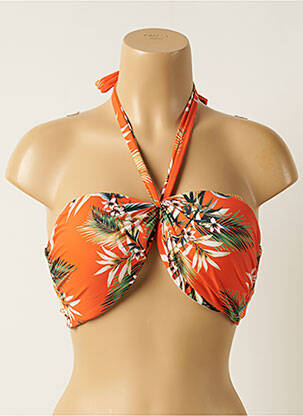 Sutien de costum de baie elasticitate top bentiță portocalie SEAFOLLY femeie