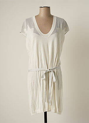 Rochie scurtă mâneci scurte mâneci scurte alb ZADIG & VOLTAIRE femeie