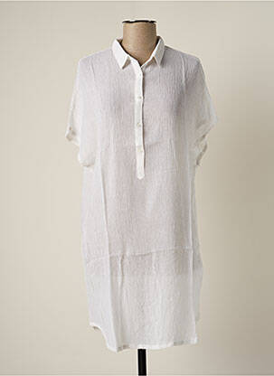 Rochie scurtă croială fluidă mâneci scurte alb ZADIG & VOLTAIRE femeie