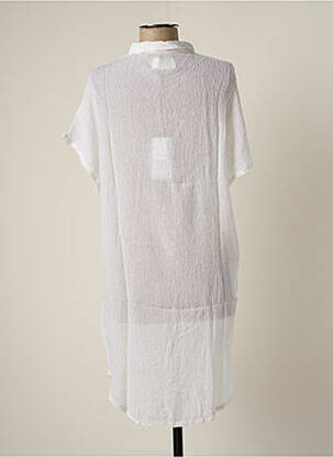 Rochie scurtă croială fluidă mâneci scurte alb ZADIG & VOLTAIRE femeie