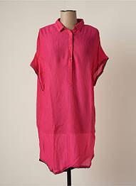 Rochie scurtă croială fluidă mâneci scurte roz ZADIG & VOLTAIRE femme