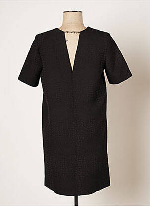 Rochie scurtă mâneci scurte mâneci scurte negru SWILDENS femeie