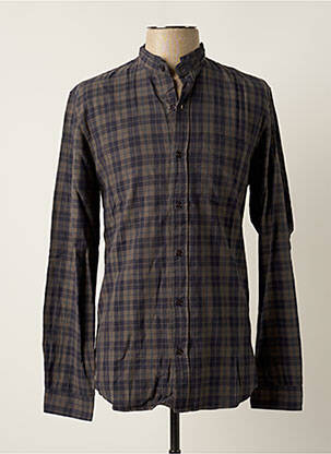 Cămașă cu mâneci lungi gri ZADIG & VOLTAIRE bărbat