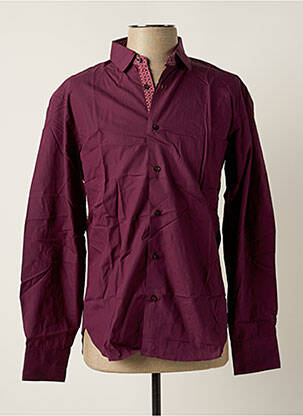 Cămașă cu mâneci lungi violet MELCHIOR bărbat