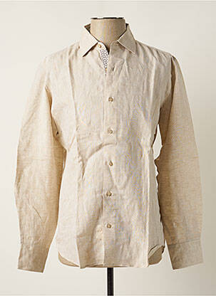 Cămașă cu mâneci lungi bej MELCHIOR bărbat