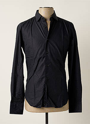 Cămașă cu mâneci lungi negru MELCHIOR bărbat