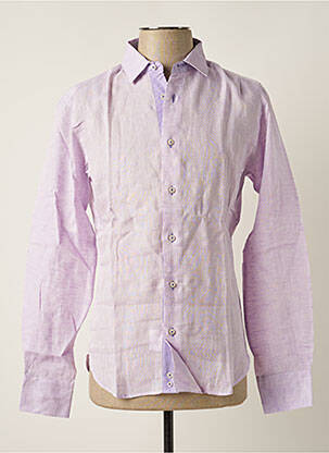 Cămașă cu mâneci lungi violet MELCHIOR bărbat