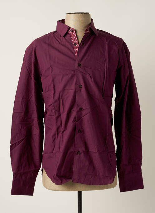 Cămașă cu mâneci lungi violet MELCHIOR bărbat