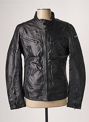 Geci din piele ecologică negru ALESSANDRO DELL'ACQUA bărbat