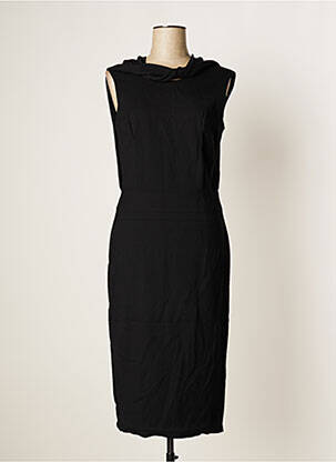 Rochie midi fără mâneci fără mâneci negru FACONNABLE femeie