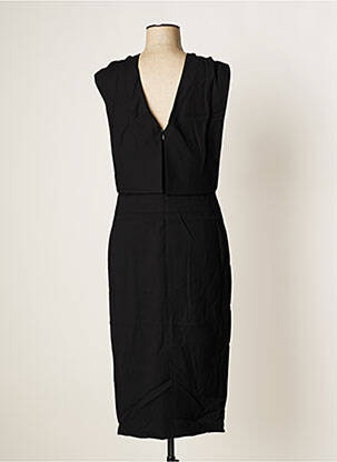 Rochie midi fără mâneci fără mâneci negru FACONNABLE femeie