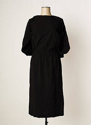 Rochie midi mâneci 3/4 mâneci 3/4 negru FACONNABLE femeie