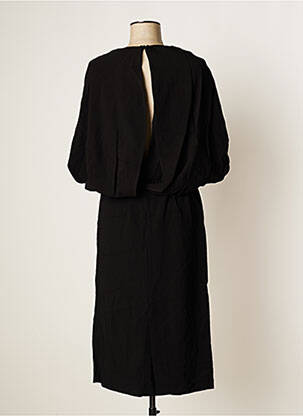 Rochie midi mâneci 3/4 mâneci 3/4 negru FACONNABLE femeie