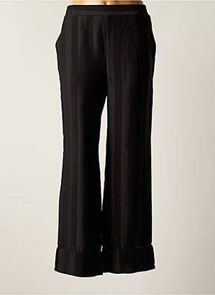 Pantalon larg negru GRACE & MILA femeie