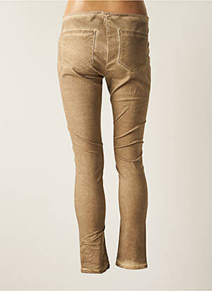 Pantalon slim talie joasă talie joasă bej SWILDENS femeie