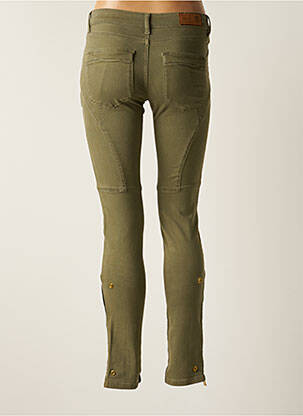 Pantalon slim conic mărime normală verde HERITAGE femeie