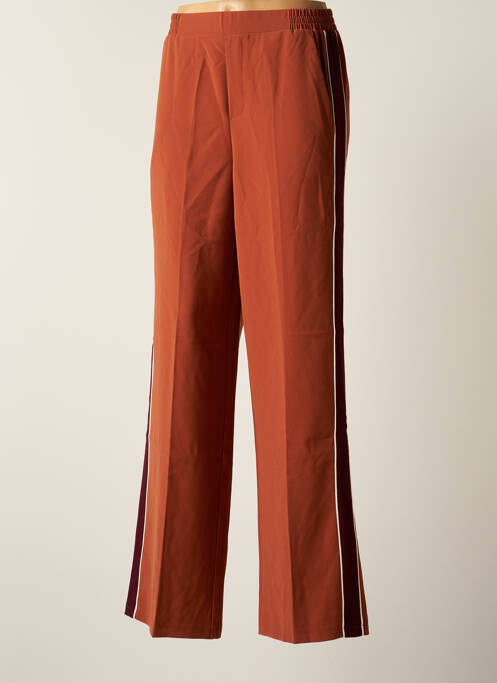 Pantalon trei sferturi maro GRACE & MILA femeie