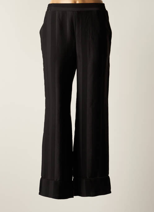 Pantalon larg negru GRACE & MILA femeie