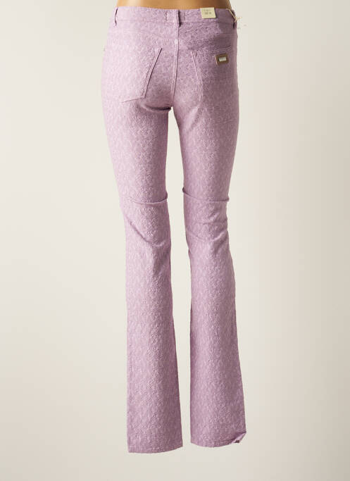 Pantalon slim elasticitate talie înaltă violet CERRUTI 1881 femme