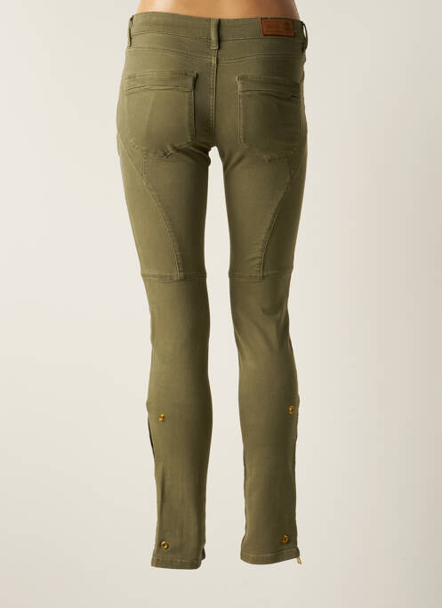 Pantalon slim verde HERITAGE femeie