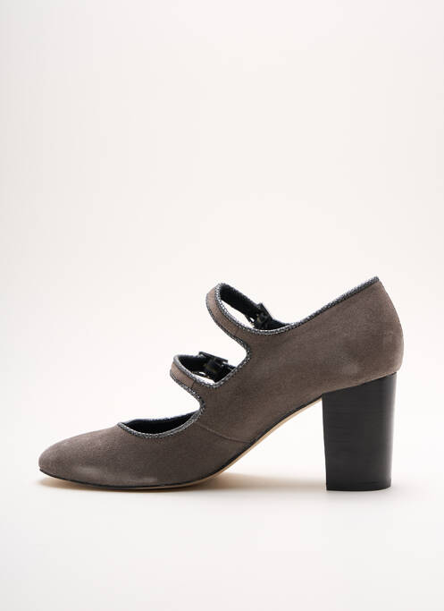 Pantofi cu toc gri JONAK femeie