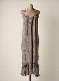 Rochie lungă fără mâneci fără mâneci gri BAKKER MADE WITH LOVE femeie