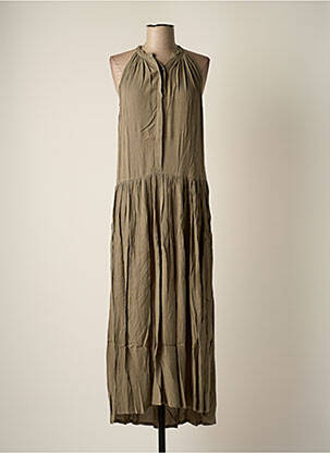 Rochie lungă verde BAKKER MADE WITH LOVE femeie