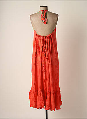 Rochie lungă fără mâneci fără mâneci portocalie BAKKER MADE WITH LOVE femeie