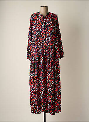 Rochie lungă albastru BAKKER MADE WITH LOVE femeie