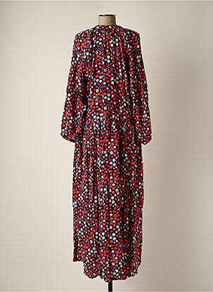 Rochie lungă mâneci lungi mâneci lungi albastru BAKKER MADE WITH LOVE femeie