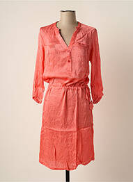 Rochie midi mâneci lungi mâneci lungi portocaliu BAKKER MADE WITH LOVE femeie