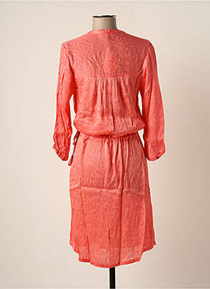 Rochie midi mâneci lungi mâneci lungi portocalie BAKKER MADE WITH LOVE femeie