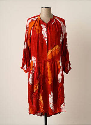 Rochie midi roșu BAKKER MADE WITH LOVE femeie