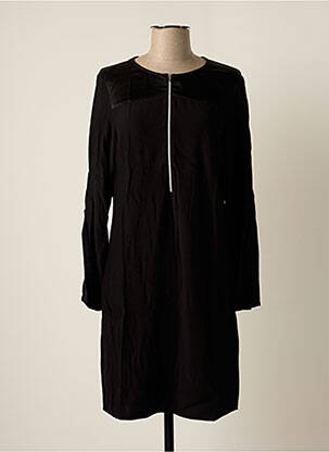 Rochie midi negru CHEMINS BLANCS femeie