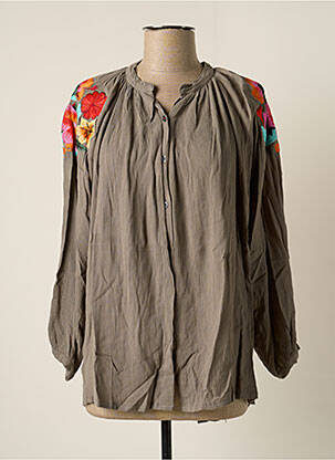 Cămașă maro BAKKER MADE WITH LOVE femeie