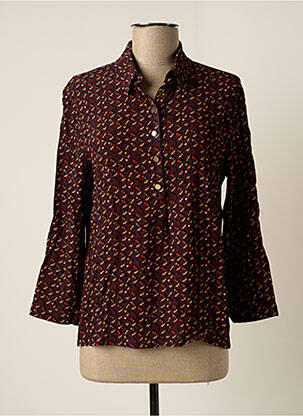 Cămașă maro CHEMINS BLANCS femeie