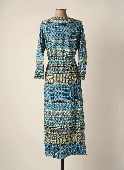 Rochie lungă albastru CHEMINS BLANCS femeie