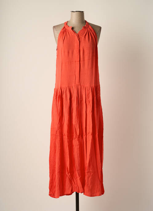 Rochie lungă portocaliu BAKKER MADE WITH LOVE femeie