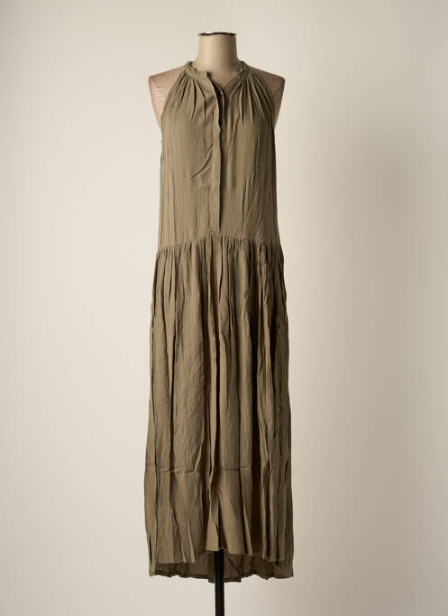 Rochie lungă verde BAKKER MADE WITH LOVE femeie