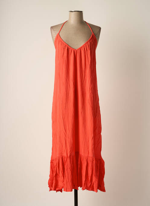 Rochie lungă portocaliu BAKKER MADE WITH LOVE femeie