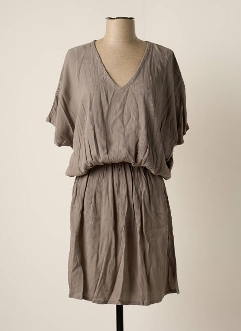 Rochie midi gri BAKKER MADE WITH LOVE femeie