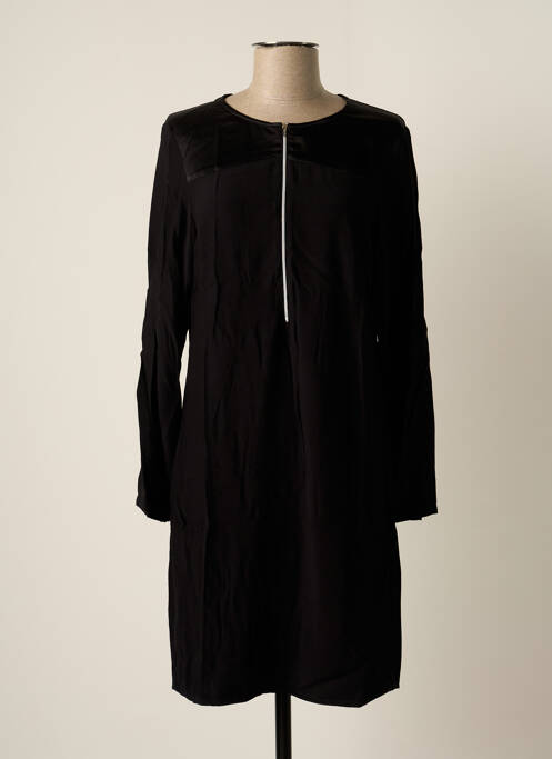 Rochie midi negru CHEMINS BLANCS femeie