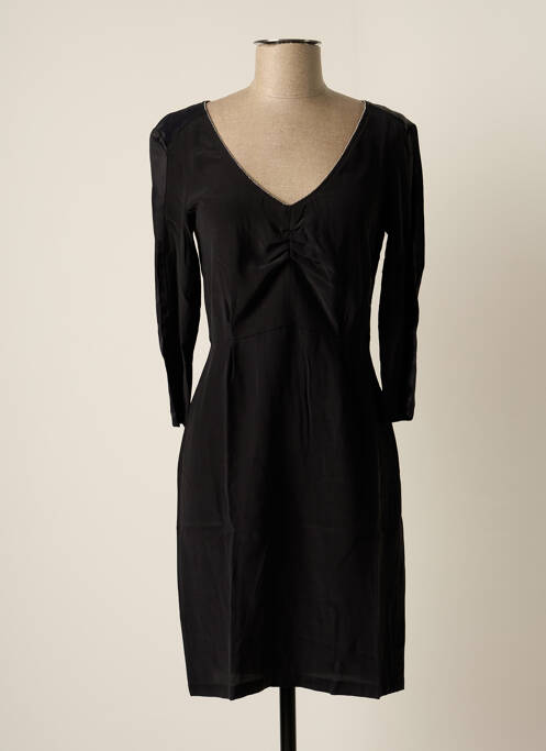 Rochie midi negru CHEMINS BLANCS femeie