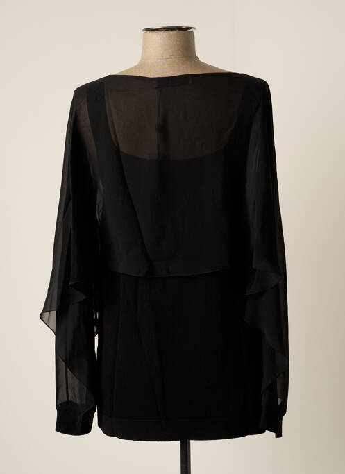 Tunică mâneci lungi negru D.EXTERIOR femeie