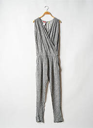 Salopetă-pantalon țesătură crep fără mâneci gri BAKKER MADE WITH LOVE femeie