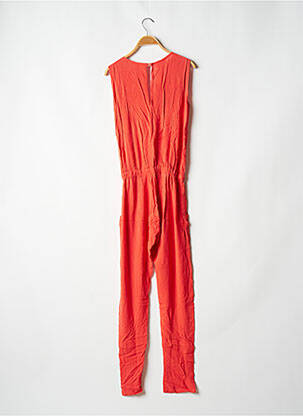 Salopetă-pantalon țesătură crep fără mâneci portocalie BAKKER MADE WITH LOVE femeie